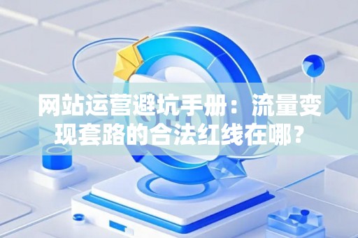 网站运营避坑手册：流量变现套路的合法红线在哪？